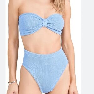 Hunza G Ruby Bikini Bottoms Cornflower Blue